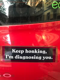 Image 2 of KEEP HONKING - BUMPER STICKER