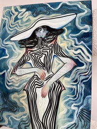 Image 3 of Original A3 illustration on wood 