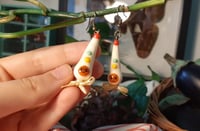 Image 1 of Cream long hat clowns