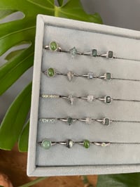 Image 5 of Ethereal Green Crystal Rings