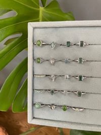 Image 7 of Ethereal Green Crystal Rings