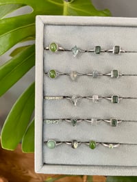 Image 8 of Ethereal Green Crystal Rings