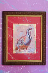 Rock Partridge peinture acrylique originale encadrée- Rock Partridge original acrylic painting