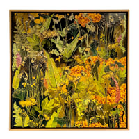 Image 1 of Original Canvas - Spring Hedgerow - 30" x 30"