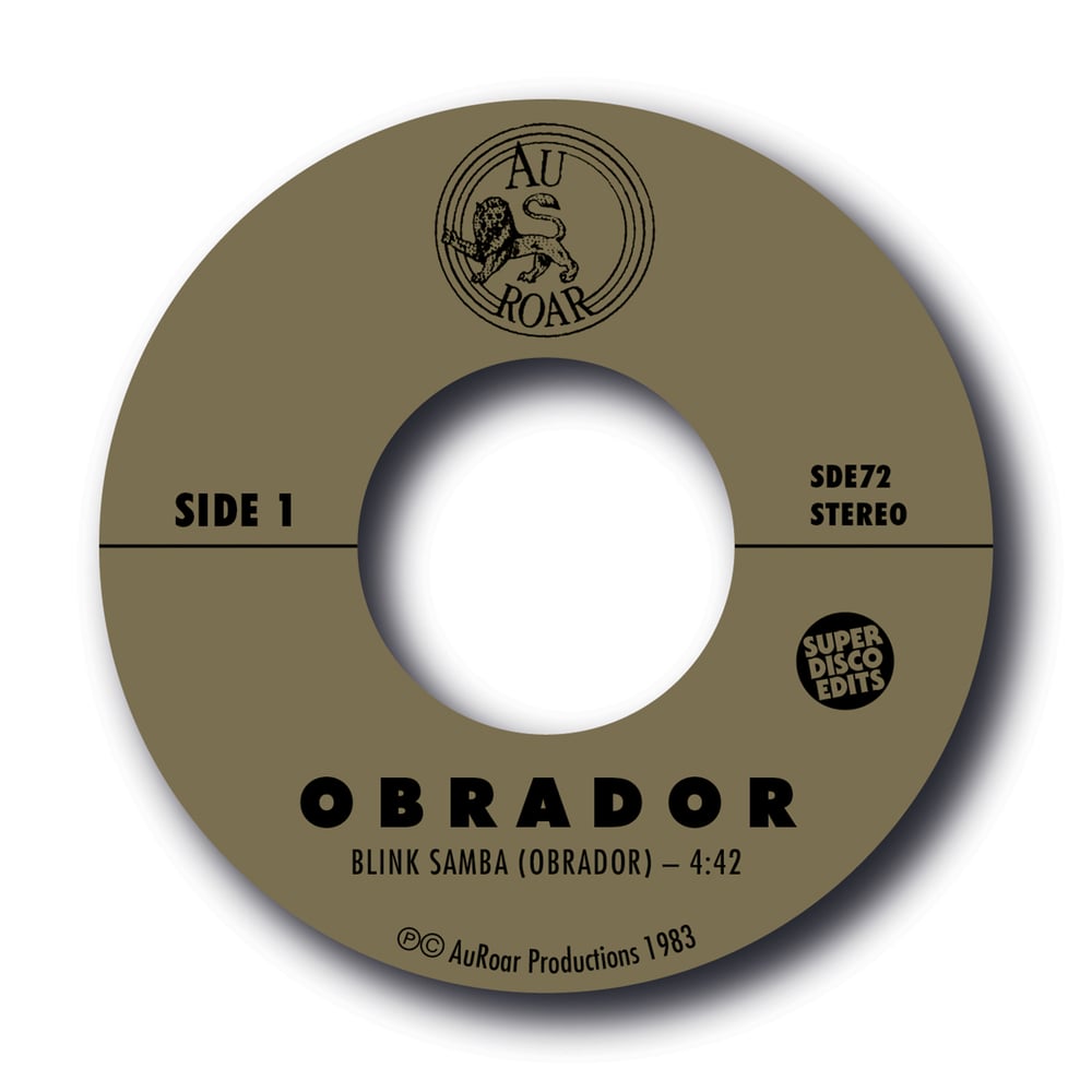 Obrador "Blink Samba" Au Roar Records 45rpm