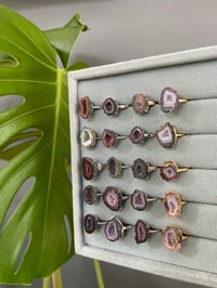 Image 3 of Geode Crystal Rings