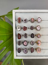 Image 5 of Geode Crystal Rings