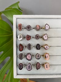 Image 8 of Geode Crystal Rings