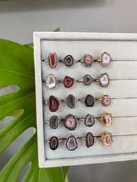 Image 9 of Geode Crystal Rings