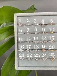 Image 1 of Summer Solstice Crystal Rings