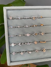 Image 3 of Summer Solstice Crystal Rings