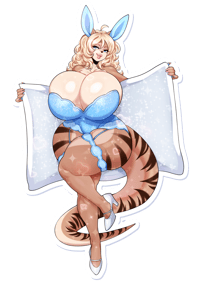 Short n Kiwi Holo Heart Sticker