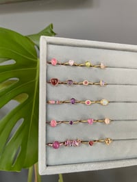 Image 2 of Golden Hour Crystal Rings