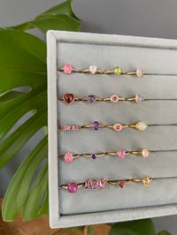 Image 5 of Golden Hour Crystal Rings