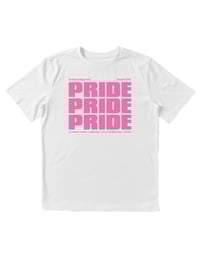 Image 1 of T-SHIRT PRIDE ROSE - SS25