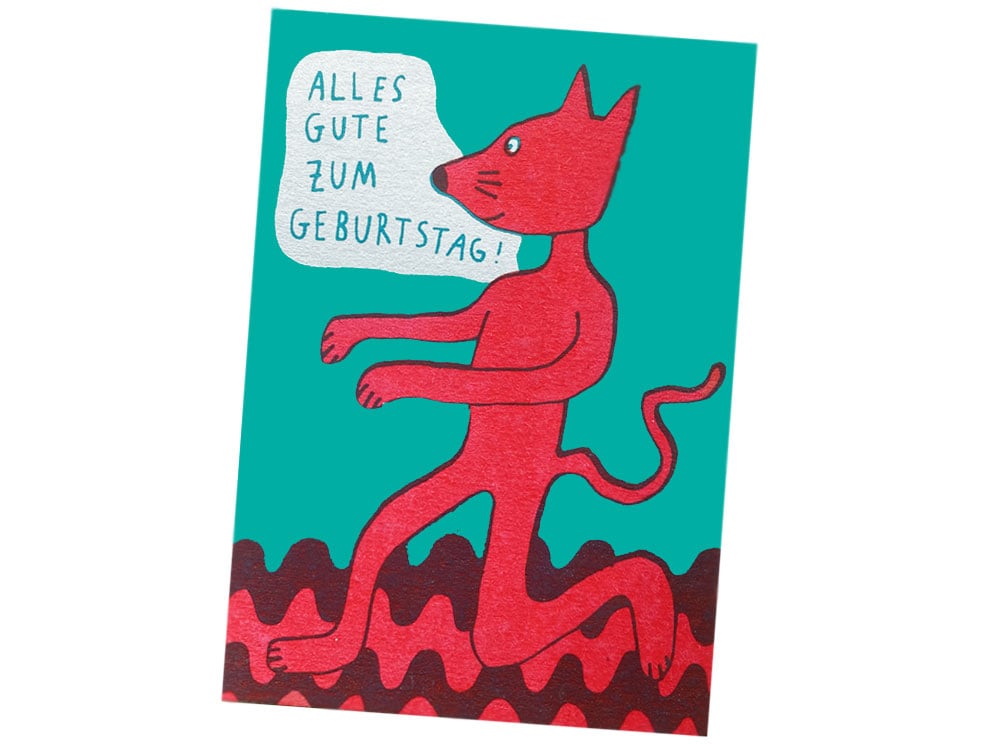 Image of POSTKARTE Alles Gute zum Geburtstag!