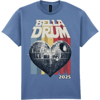 Image 1 of Bella '25 Space Heart Adult T-shirt (Blue)