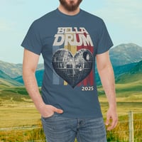 Image 2 of Bella '25 Space Heart Adult T-shirt (Blue)