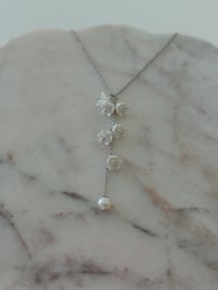 Image 2 of Lily of the Valley Necklace (Silver or Gold)