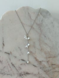 Image 4 of Lily of the Valley Necklace (Silver or Gold)