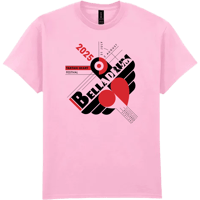 Image 5 of Bella '25 Bauhaus Heart T-shirt (Light Pink)