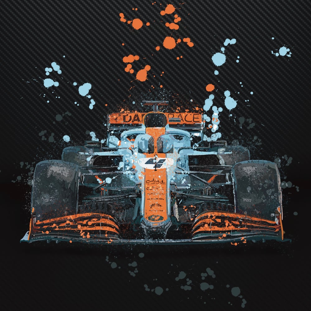 Image of LN4 CAR SQUARE WALL ART