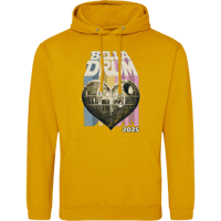 Bella '25 Space Heart Hooded Top (Mustard)