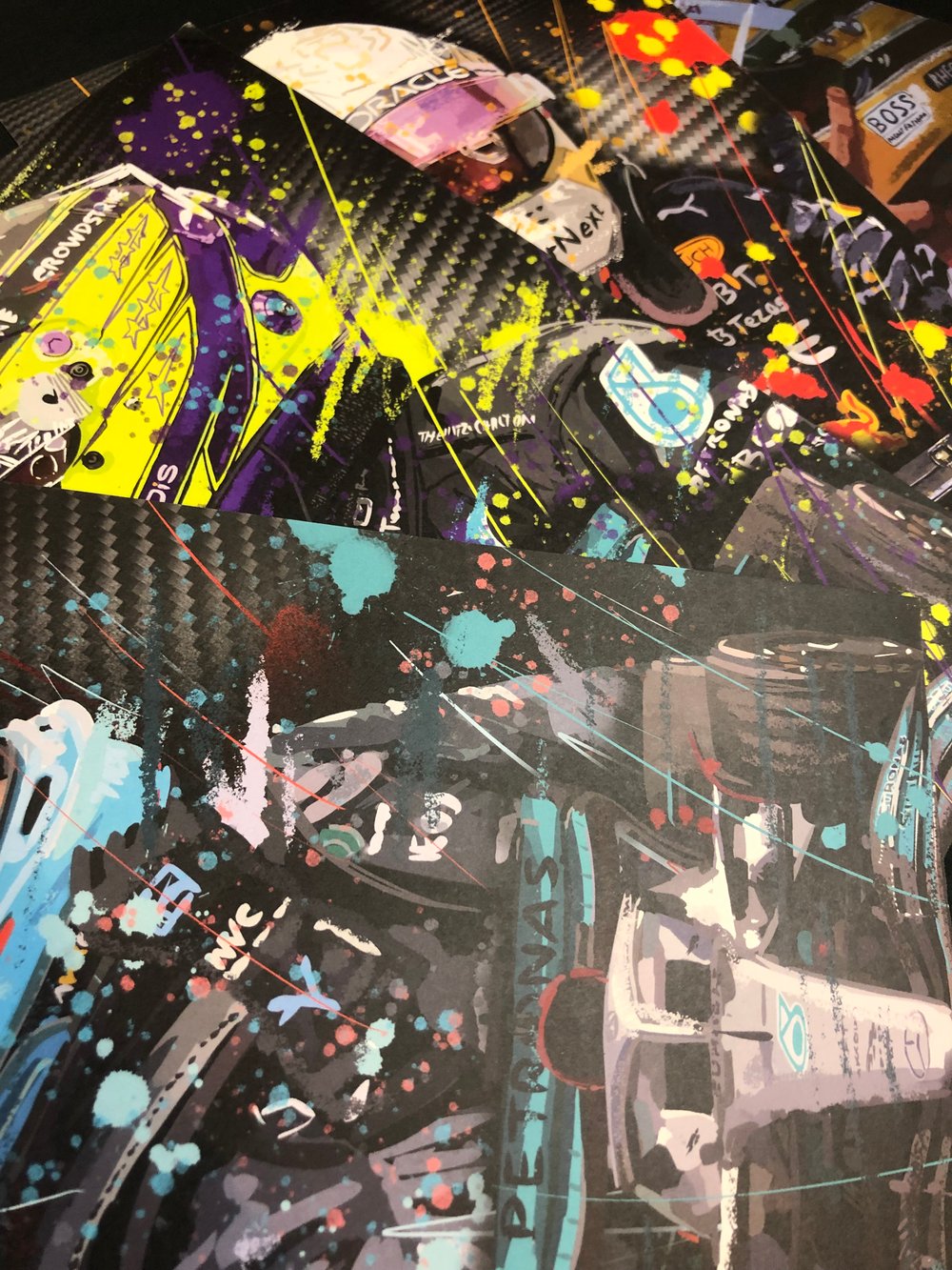 Image of LN4 SILVERSTONE DEBUT WALL ART