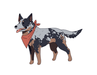 Image 2 of Heeler Sticker