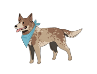 Image 3 of Heeler Sticker
