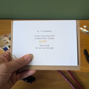 Image of A is for Anteater greeting card