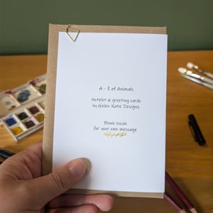 Image of G is for Giraffe greeting card
