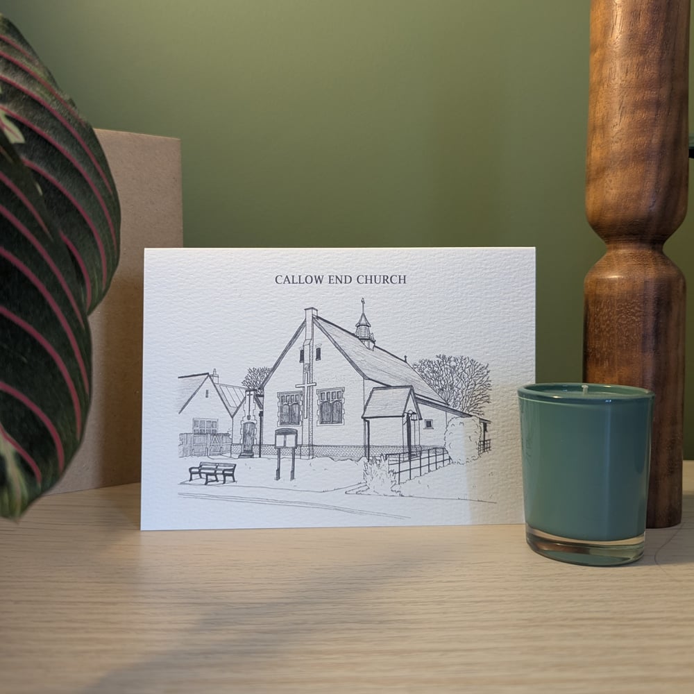 Image of Callow End Church greeting card