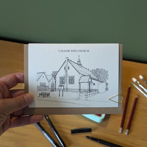 Image of Callow End Church greeting card