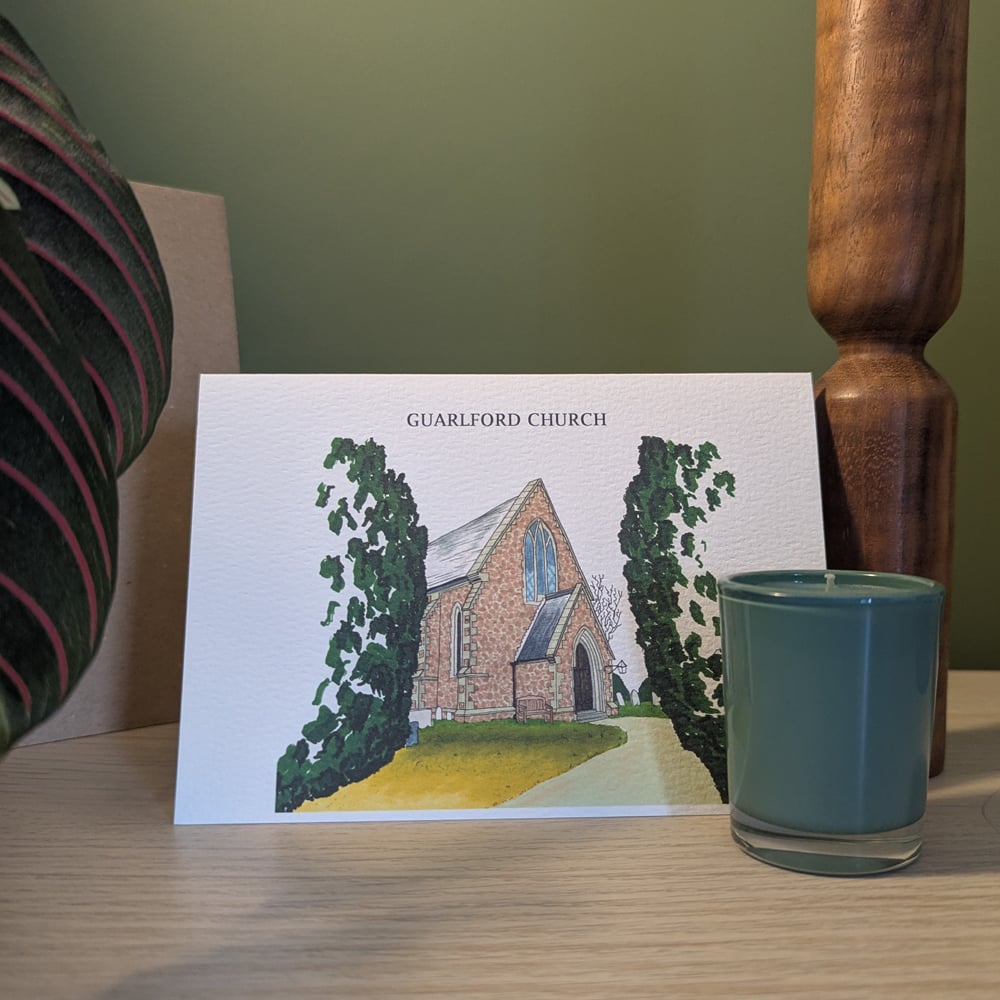 Image of Guarlford Church greeting card