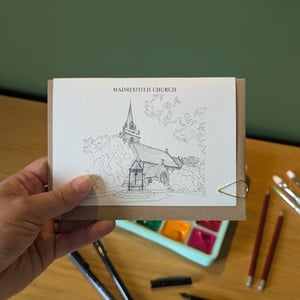 Image of Madresfield Church greeting card