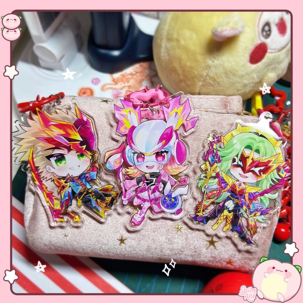 Image of Lylia and Pharsa Mobile Legend kishin densetsu Keychain