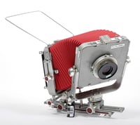 Image 2 of Plaubel Supera II 4X5 Camera with Kodak 215mm lens NEW BELLOWS + FILM + MORE #0768