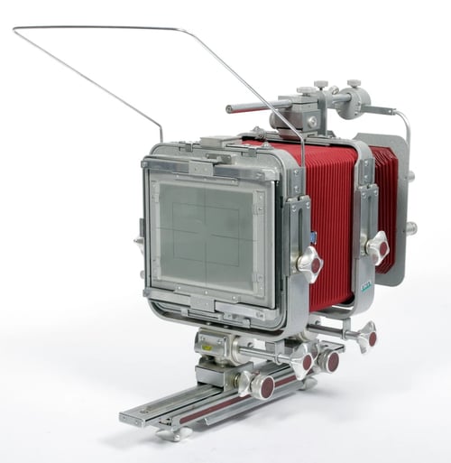 Image of Plaubel Supera II 4X5 Camera with Kodak 215mm lens NEW BELLOWS + FILM + MORE #0768