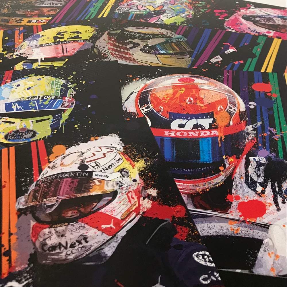Image of LANDO NORRIS LN4 WALL ART