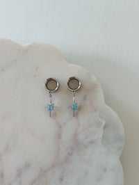 Blue Fairy Dust Starbursts (Silver)