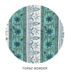 Topaz Border Pouch