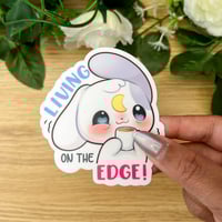 Image 2 of Living on the Edge Sticker