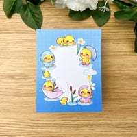 Image 1 of Ducky Friend Rainy Days Memo Pad