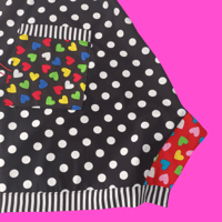 Image 5 of black and white polkadot dress