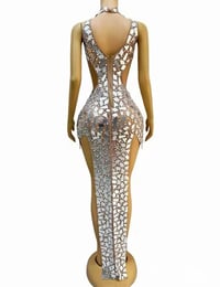Image 13 of Arabella mirrored gown