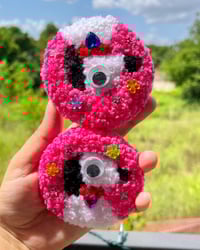 Image 2 of Big Eyed Esnupi Tufted Compact Mirror