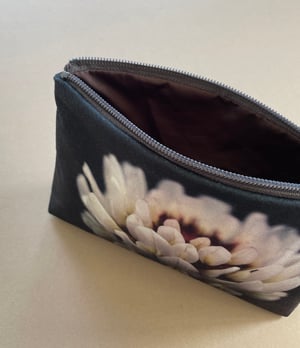 Image of Clover flower, wash bag, make-up, travel zipper pouch