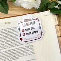 Image 1 of Love God, Love People Magnetic Bookmark