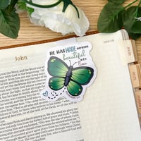Image 5 of Ecclesiastes 3:11 Butterfly Magnetic Bookmark